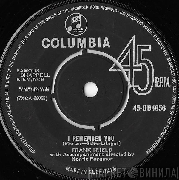  Frank Ifield  - I Remember You