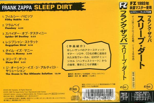  Frank Zappa  - Sleep Dirt