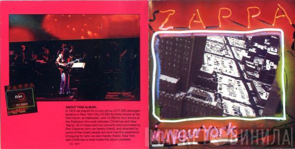  Frank Zappa  - Zappa In New York