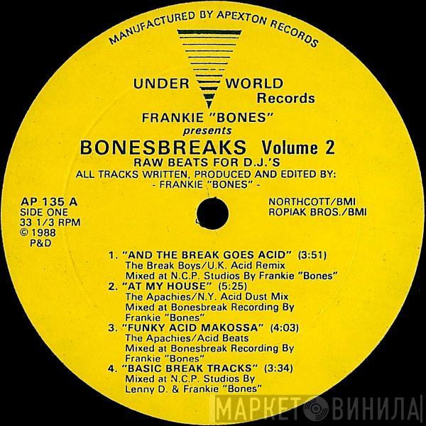 Frankie Bones, Bonesbreaks - Volume 2 (Raw Beats For D.J.'s)