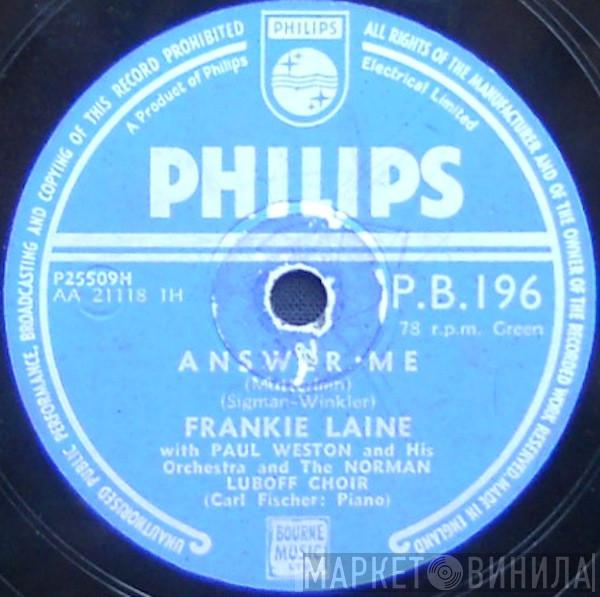 Frankie Laine - Answer Me / Ramblin' Man