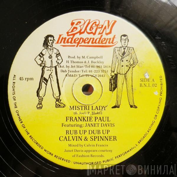 Frankie Paul, Janet Lee Davis - Mistri Lady