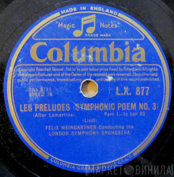 , Franz Liszt , Conducting Felix Weingartner  The London Symphony Orchestra  - Les Preludes (Symphonic Poem No.3)