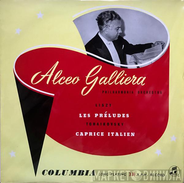 , Franz Liszt , Pyotr Ilyich Tchaikovsky , Philharmonia Orchestra  Alceo Galliera  - Les Préludes · Capriccio Italien