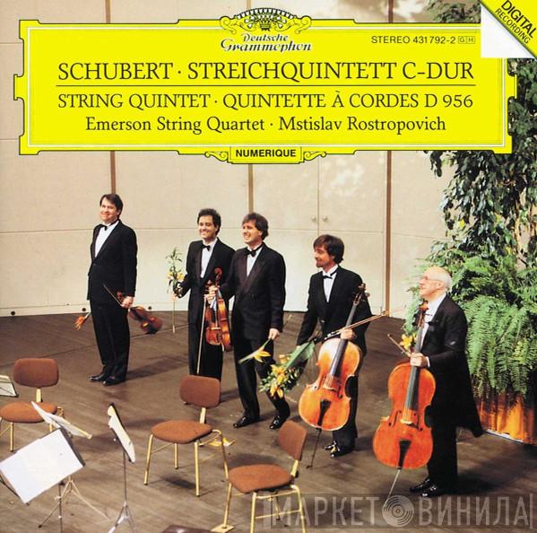 - Franz Schubert ∙ Emerson String Quartet  Mstislav Rostropovich  - Streichquintett C-Dur (String Quintet ∙ Quintette À Cordes) D. 956