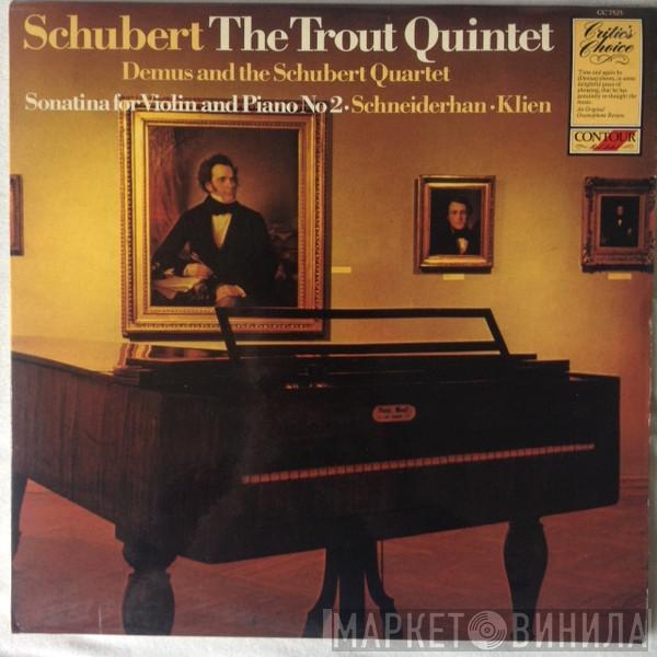 Franz Schubert, Jörg Demus, Schubert-Quartett, Wolfgang Schneiderhan, Walter Klien - The Trout Quintet / Sonatina For Violin And Piano No. 2