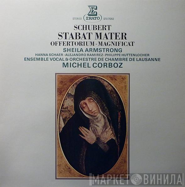 Franz Schubert, Sheila Armstrong, Hanna Schaer, Alejandro Ramirez, Philippe Huttenlocher, Ensemble Vocal De Lausanne, Orchestre De Chambre De Lausanne, Michel Corboz - Stabat Mater / Offertorium / Magnificat