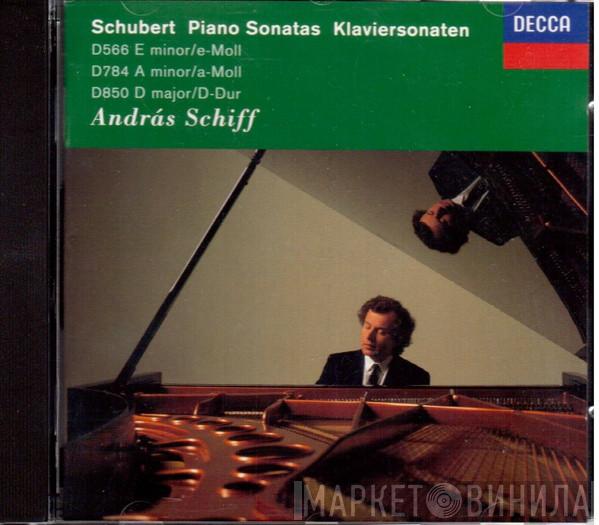 Franz Schubert, András Schiff - Piano Sonatas = Klaviersonaten: D566 E Minor = E-moll · D784 A Minor = A-moll · D850 D Major = D-dur