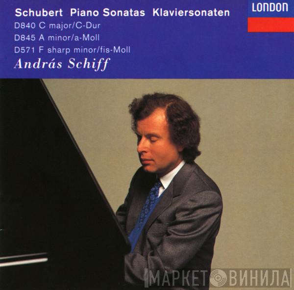 Franz Schubert, András Schiff - Piano Sonatas = Klaviersonaten: D840 C Major = C-dur · D845 A Minor = A-moll · D571 F Sharp Minor = Fis-moll