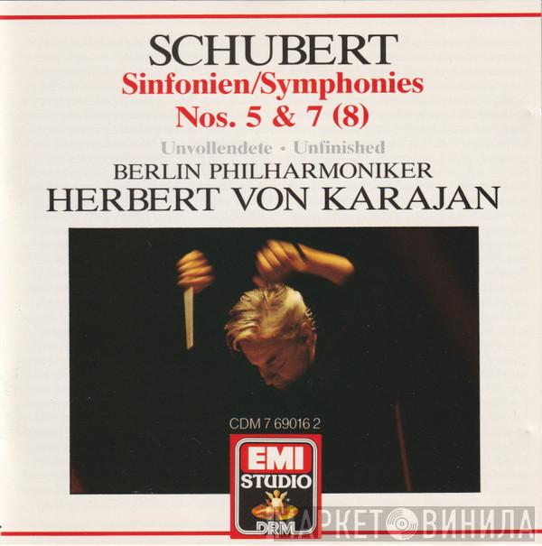 Franz Schubert, Berliner Philharmoniker, Herbert von Karajan - Symphonies Nos.5 & 7 (8)