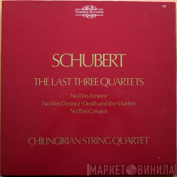 Franz Schubert, Chilingirian String Quartet - The Last Three Quartets: No.13 In A Minor, No.14 In D Minor – Death And The Maiden, No.15 In G Major