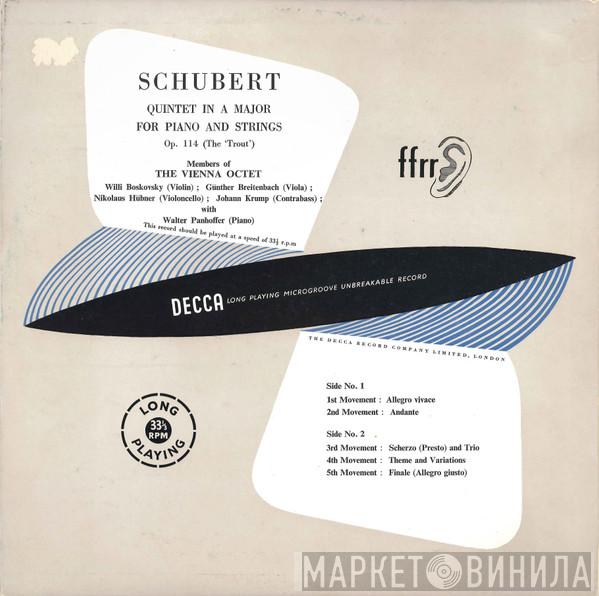 Franz Schubert, Mitglieder Des Wiener Oktetts, Walter Panhoffer - Quintet In A Major For Piano And Strings, Op. 114 (The 'Trout')