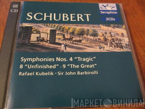 Franz Schubert, Rafael Kubelik, Sir John Barbirolli - Schubert Symphonies "Tragic", "Unfinished", "The Great"