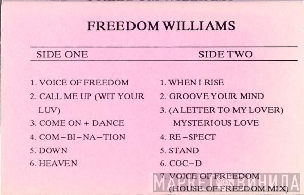  Freedom Williams  - Freedom Williams