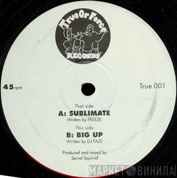 Freeze , DJ Faze - Sublimate / Big Up