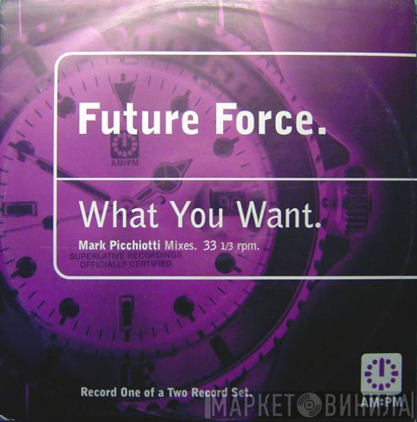 Future Force - What You Want (Mark Picchiotti Mixes)