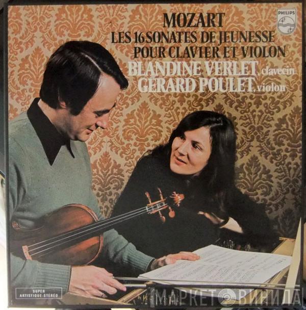 , Gérard Poulet - Blandine Verlet  Wolfgang Amadeus Mozart  - 16 Sonates De Jeunesse Pour Clavier Et Violon