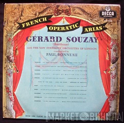 , Gérard Souzay , The New Symphony Orchestra Of London  Paul Bonneau  - French Operatic Arias