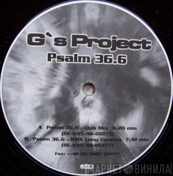 G's Project - Psalm 36.6