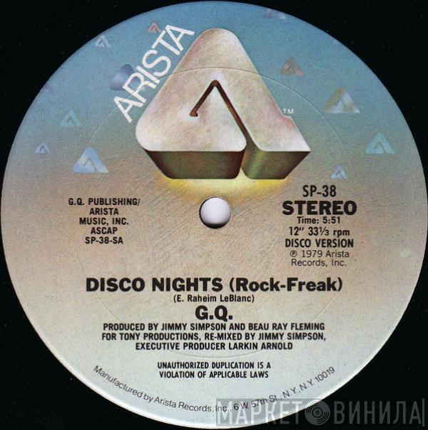 GQ - Disco Nights (Rock-Freak) / Boogie Oogie Oogie