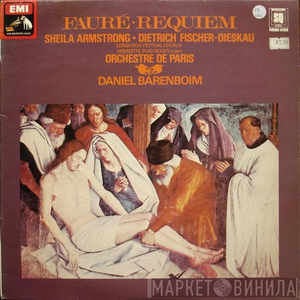 , Gabriel Fauré , Daniel Barenboim , Sheila Armstrong , Dietrich Fischer-Dieskau , Edinburgh Festival Chorus  Orchestre De Paris  - Requiem And Pavane