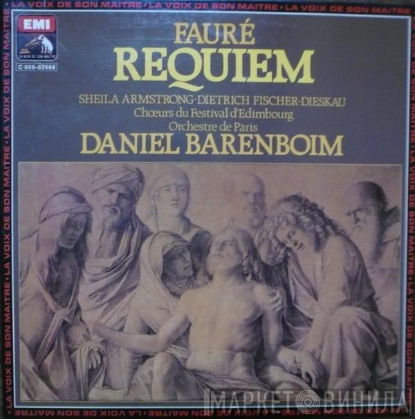 , Gabriel Fauré , Daniel Barenboim , Sheila Armstrong , Dietrich Fischer-Dieskau , Edinburgh Festival Chorus  Orchestre De Paris  - Requiem