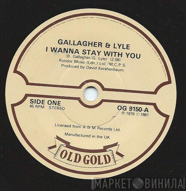 Gallagher & Lyle - I Wanna Stay With You / Heart On My Sleeve