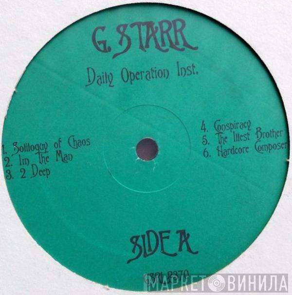  Gang Starr  - Daily Operation (Instrumentals)