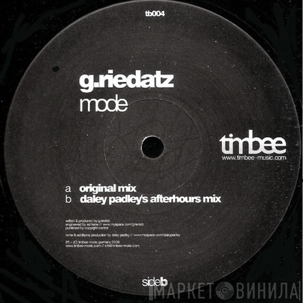 Gareth Riedatz - Mode