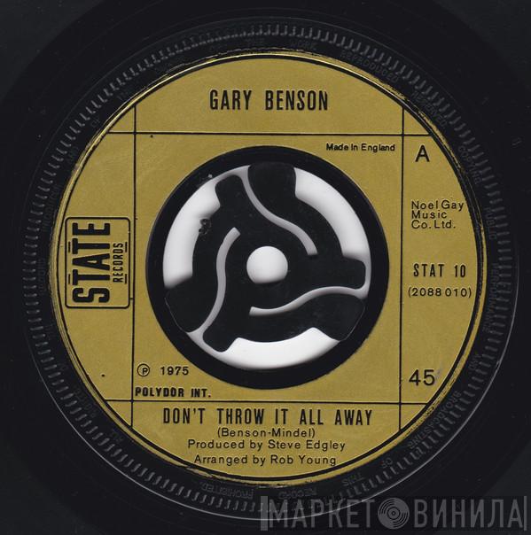 Gary Benson - Don't Throw It All Away