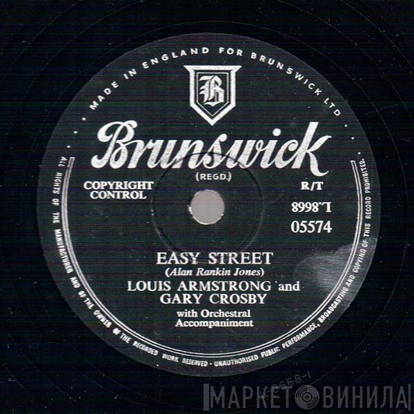 Gary Crosby , Louis Armstrong - Easy Street / Lazy Bones