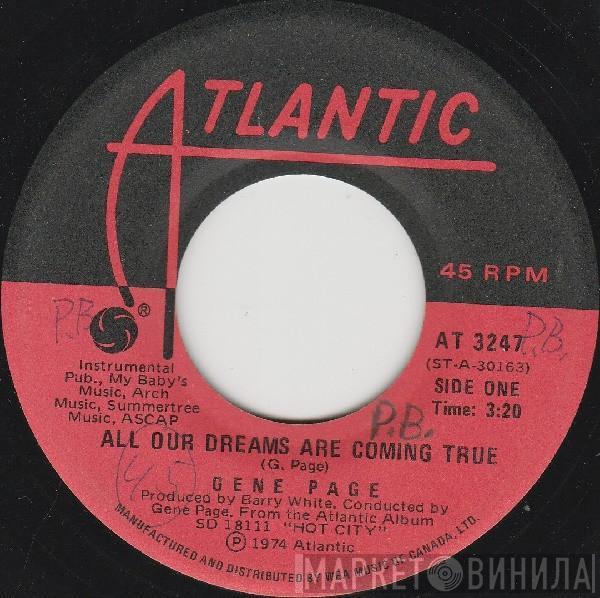  Gene Page  - All Our Dreams Are Coming True