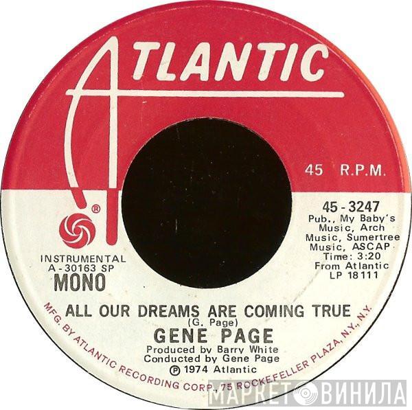  Gene Page  - All Our Dreams Are Coming True