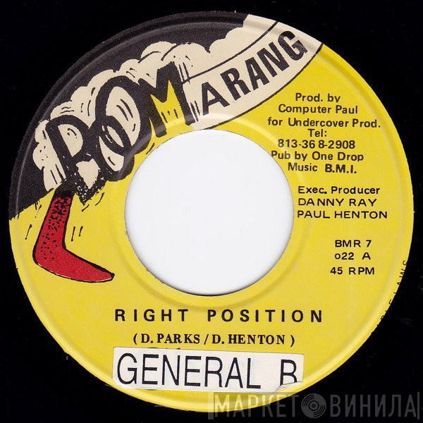 General B - Right Position