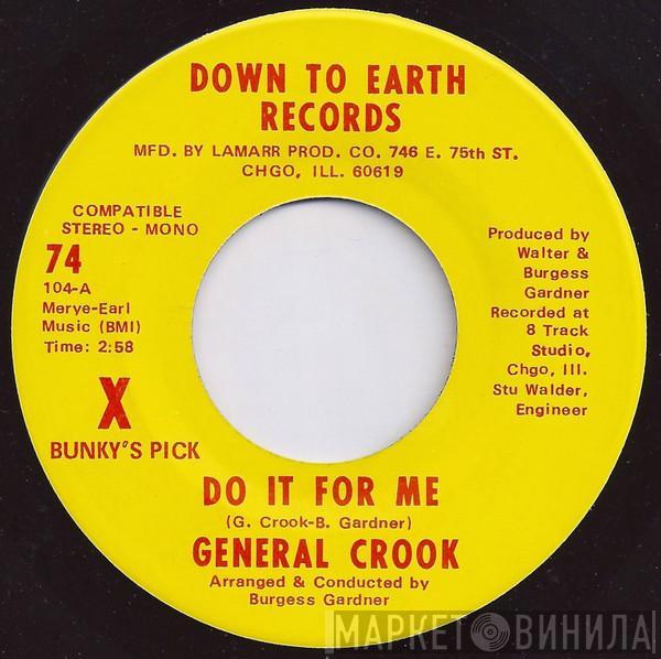 General Crook - Do It For Me / Till Then