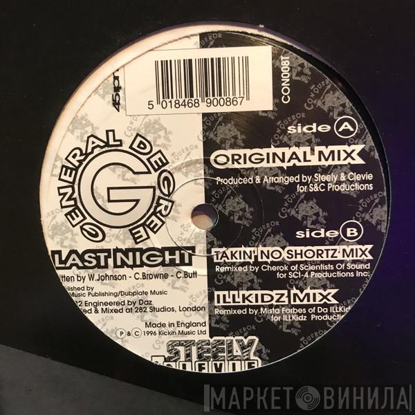 General Degree - Last Night