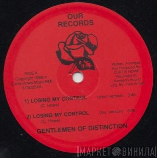 Gentlemen Of Distinction - Losing My Control