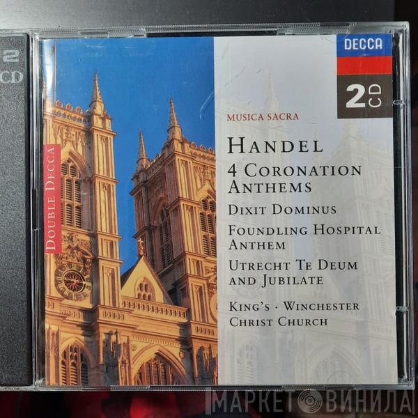 , Georg Friedrich Händel · The King's College Choir Of Cambridge · Winchester Cathedral Choir  The Choir Of Christ Church Cathedral  - 4 Coronation Anthems · Dixit Dominus · Foundling Hospital Anthem · Utrecht Te Deum and Jubilate