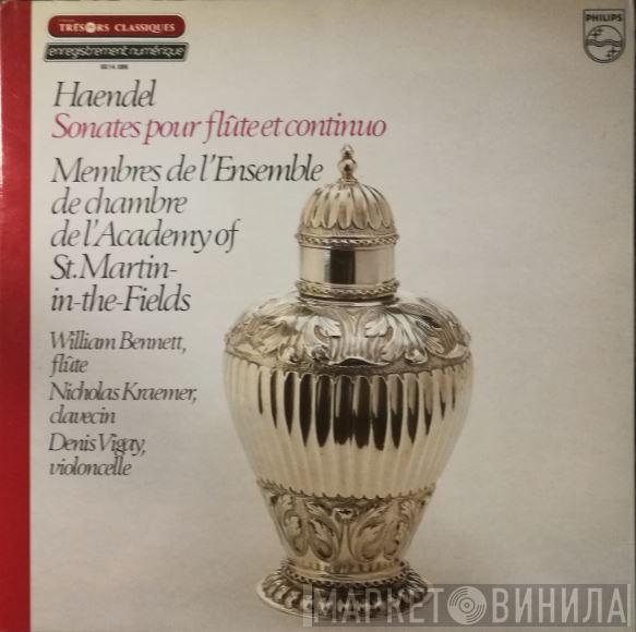 , Georg Friedrich Händel , Academy Of St. Martin-in-the-Fields Chamber Ensemble , William Bennett  , Nicholas Kraemer  Denis Vigay  - Sonates Pour Flûte et Continuo