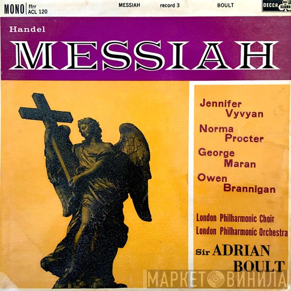 Georg Friedrich Händel, Sir Adrian Boult, The London Philharmonic Choir, The London Philharmonic Orchestra - Messiah - Record 3