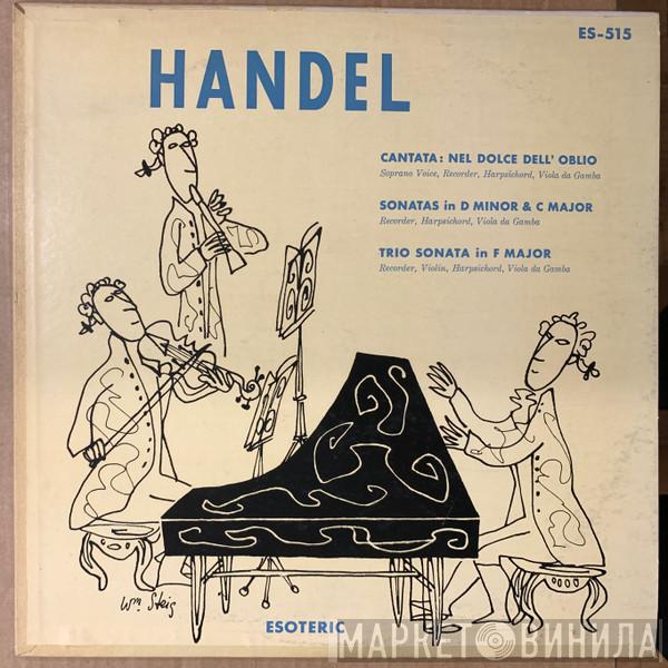 , Georg Friedrich Händel  The New York Pro Musica Antiqua  - Music for Ancient Instruments