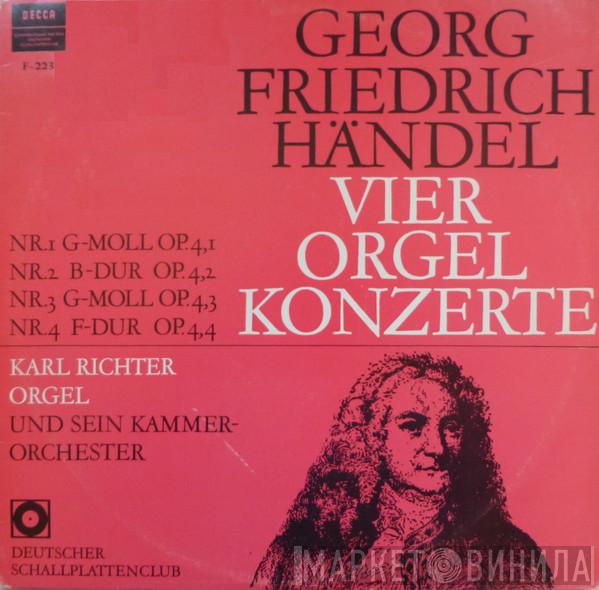  Georg Friedrich Händel  - Vier Orgel Konzerte