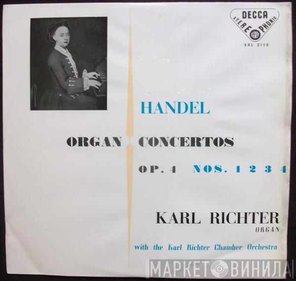 , Georg Friedrich Händel With Karl Richter  Karl Richter Und Sein Kammerorchester  - Organ Concertos Vol. 1 Op. 4 Nos. 1 2 3 4