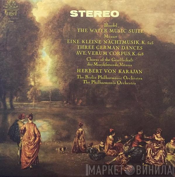 Georg Friedrich Händel, Wolfgang Amadeus Mozart, Singverein Der Gesellschaft Der Musikfreunde, Herbert von Karajan, Berliner Philharmoniker, Philharmonia Orchestra - Eine Kleine Nachtmusik