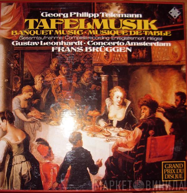 Georg Philipp Telemann, Gustav Leonhardt, Concerto Amsterdam, Frans Brüggen - Tafelmusik = Banquet Music = Musique De Table