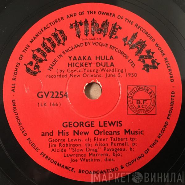 George Lewis & His New Orleans Music - Yaaka Hula Hickey Dula / Burgundy Street Blues