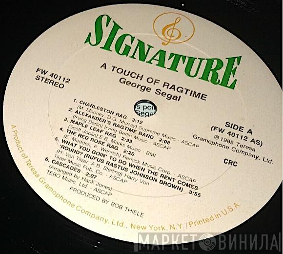 George Segal, Imperial Jazz Band - A Touch Of Ragtime Featuring The Music Of Scott Joplin