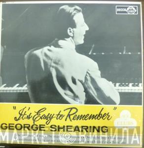George Shearing - It's Easy To Remember