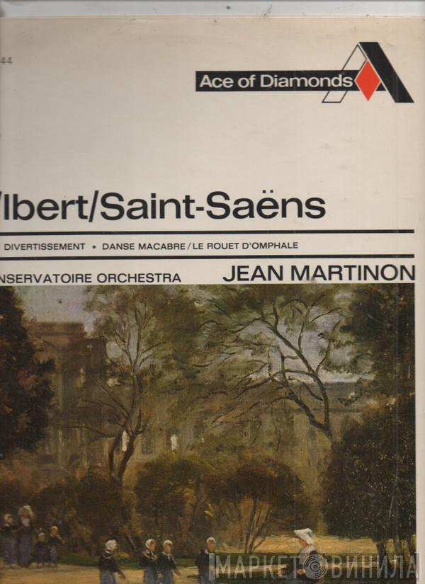 Georges Bizet, Jacques Ibert, Camille Saint-Saëns, Orchestre De La Société Des Concerts Du Conservatoire, Jean Martinon - Divertissement / Jeux D'Enfants / Danse Macabre / Le Rouet D'Omphale