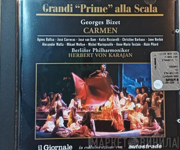 , Georges Bizet , Herbert von Karajan , Agnes Baltsa , José Carreras , José van Dam , Katia Ricciarelli , Christine Barbaux , Jane Berbié , Alexander Malta , Mikael Melbye , Michel Marinpouille , Anne-Marie Tostain , Alain Pilard  Berliner Philharmoniker  - Carmen
